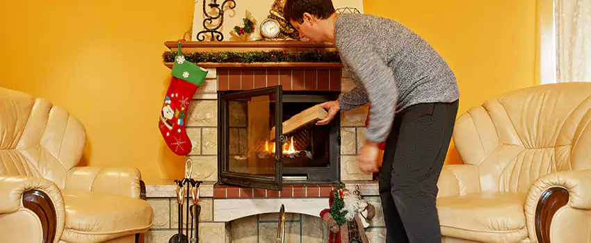 Rusted Metal Fireplace Restoration in Westminster, Colorado